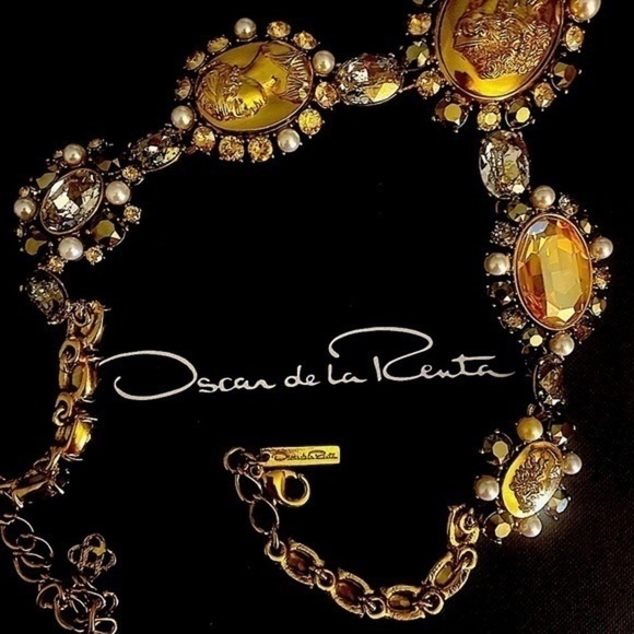 Oscar De La Renta luxury statement magnificent gorgeous limited edition Necklace - Picture 3 of 9